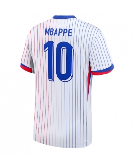 Francia Kylian Mbappe #10 Maglia Gara Trasferta Repliche Europei 2024